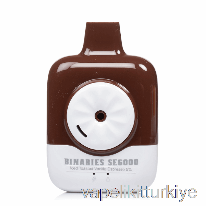 Elektronik Sigara Kalemi Vape Mate Ufuk Ikili Dosyaları Se6000 Tek Kullanımlık Buzlu Kızarmış Vanilyalı Espresso